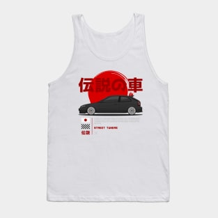 Midnight Racer Black EK 9 JDM Tank Top